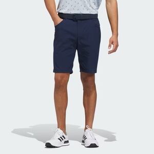 adidas Men's Navy Flat Front Shorts